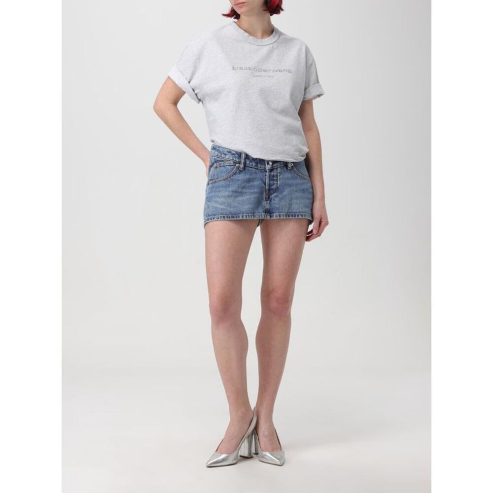 Alexander Wang T-Shirt Woman Grey - Picture 2 of 4
